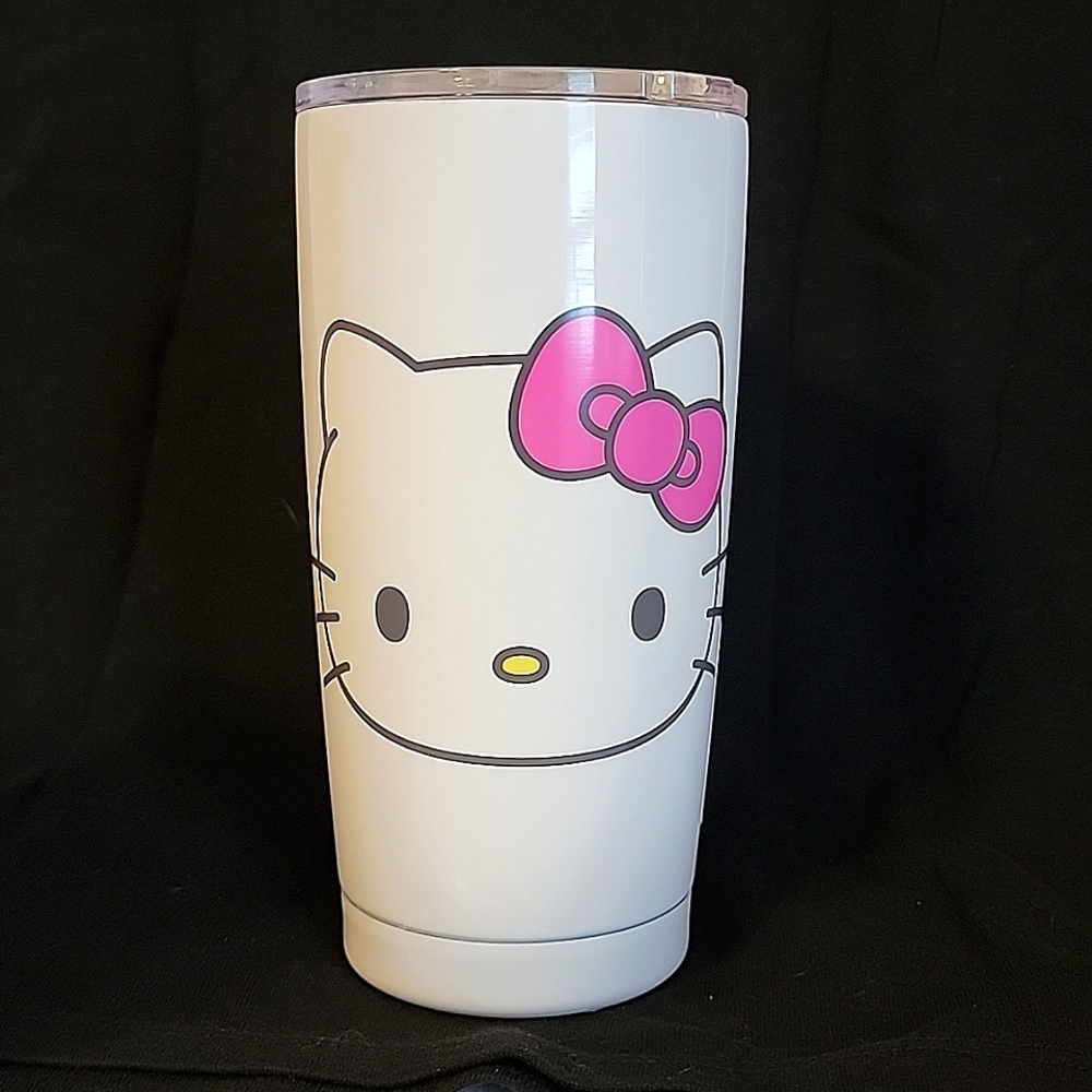 NWT! Hello Kitty Stainless Steel Insulated Tumbler Travel Coffee Tea Drink Cup